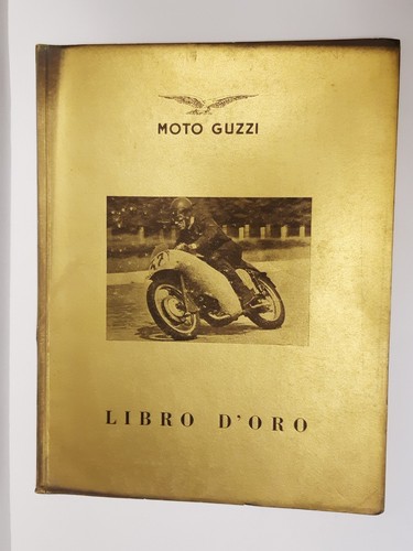 Moto guzzi libro oro - libro, d'oro