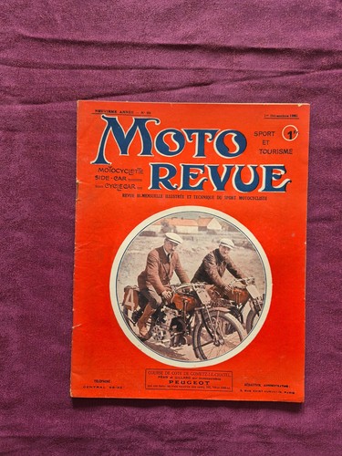 Moto revue 12 1921 - n°89, 12-1921