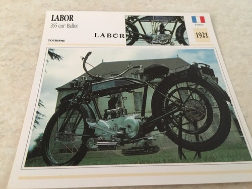 Carte moto labor 265 - 265, ballot