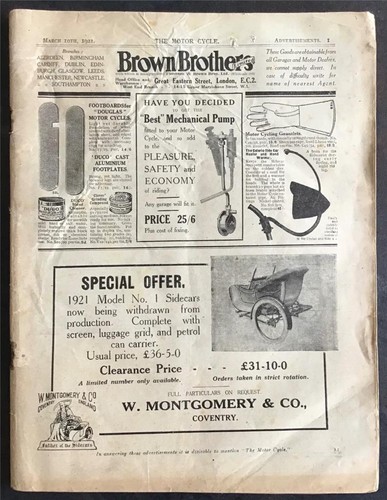 The motor cycle magazine - motor,