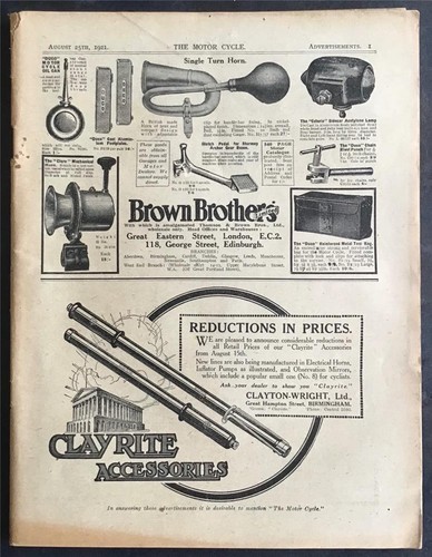 The motor cycle magazine - the,