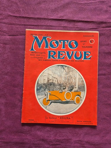 Moto revue 11 1921 - n°88, 11-1921
