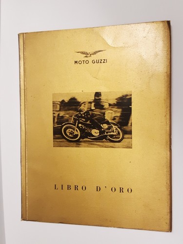 Moto guzzi libro oro 1921 - d'oro,