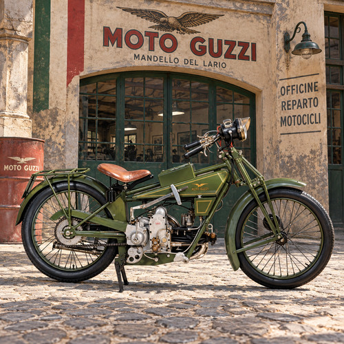 Poster moto guzzi - moto, 1921